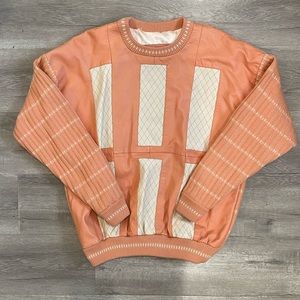 Vintage Bagazio Sweater (leather & knit material) Size M